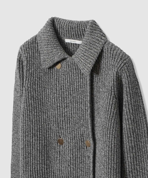 カラーミックスボクシージャケットカーディガン（カーディガン/ボレロ