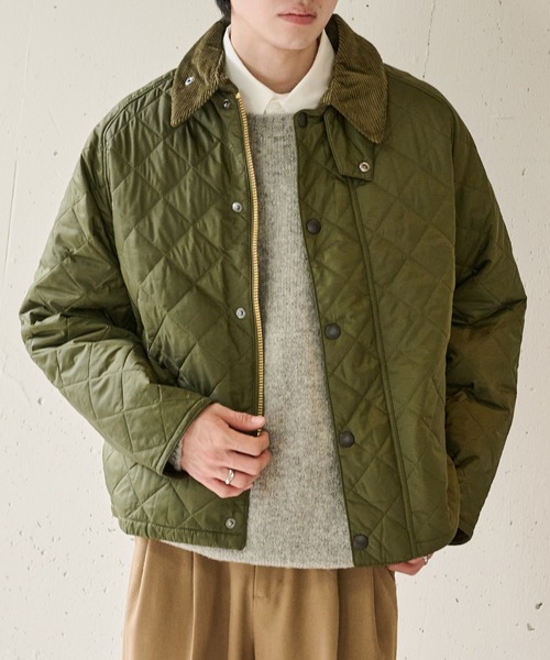 Barbour(バブアー)の「【Barbour】barbour os transport quilted jacket / MQU1796(その他アウター・メンズ・オリーブ/ブラック・38/40)」の4枚目の写真