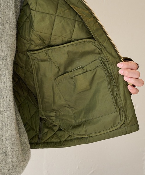 Barbour(バブアー)の「【Barbour】barbour os transport quilted jacket / MQU1796(その他アウター・メンズ・オリーブ/ブラック・38/40)」の18枚目の写真