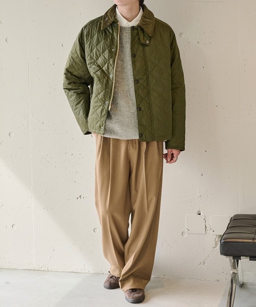 Barbour(バブアー)の「【Barbour】barbour os transport quilted jacket / MQU1796(その他アウター・メンズ・オリーブ/ブラック・38/40)」の11枚目の写真