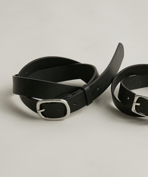 Auntie Rosa Holiday（アンティローザホリデー）の「スクエアバックルベーシックベルト（ベルト・レディース・ブラック・FREE）」の4枚目の写真