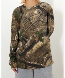 Stars Stripes（スターズストライプス）の「【Code Five/コードファイブ】Realtree camo Long Sleeve T-Shirt/リアルツリーカモ 長袖Tシャツ ロンT 迷彩 カモフラージュ アウトドア ハンティング ミリタリー ストリートアメカジ（Tシャツ/カットソー）」