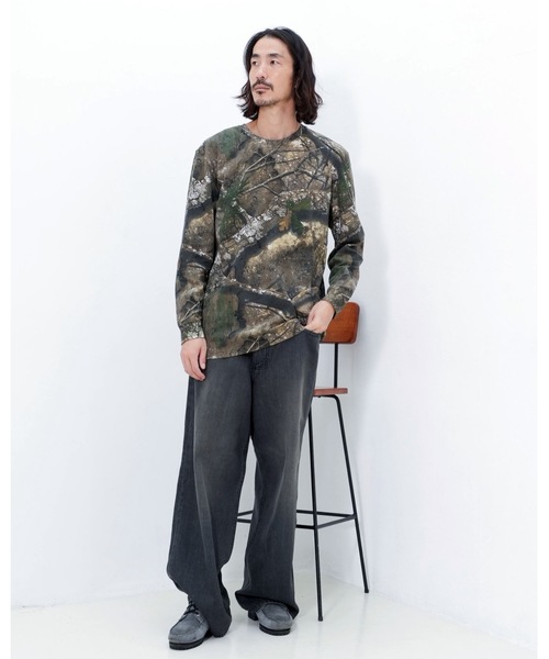 Stars Stripes（スターズストライプス）の「【Code Five/コードファイブ】Realtree camo Long Sleeve T-Shirt/リアルツリーカモ 長袖Tシャツ ロンT 迷彩 カモフラージュ アウトドア ハンティング ミリタリー ストリートアメカジ（Tシャツ/カットソー・メンズ・リアルツリーカモ・SMALL/MEDIUM/LARGE/X-LARGE）」の6枚目の写真