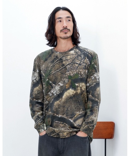 Stars Stripes（スターズストライプス）の「【Code Five/コードファイブ】Realtree camo Long Sleeve T-Shirt/リアルツリーカモ 長袖Tシャツ ロンT 迷彩 カモフラージュ アウトドア ハンティング ミリタリー ストリートアメカジ（Tシャツ/カットソー・メンズ・リアルツリーカモ・SMALL/MEDIUM/LARGE/X-LARGE）」の9枚目の写真