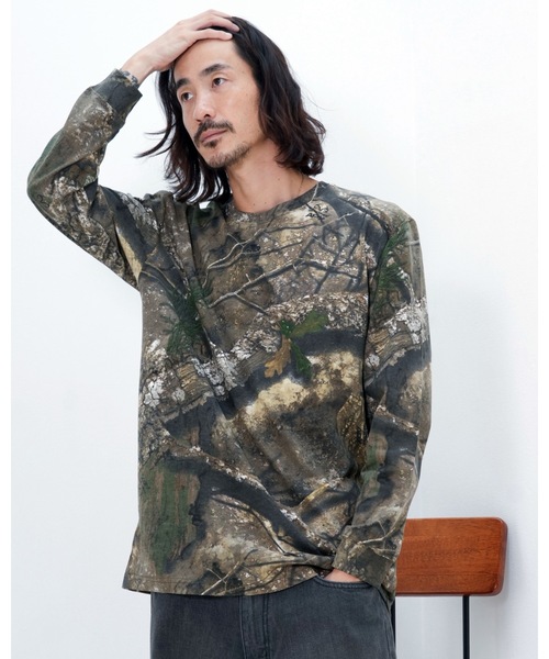 Stars Stripes（スターズストライプス）の「【Code Five/コードファイブ】Realtree camo Long Sleeve T-Shirt/リアルツリーカモ 長袖Tシャツ ロンT 迷彩 カモフラージュ アウトドア ハンティング ミリタリー ストリートアメカジ（Tシャツ/カットソー・メンズ・リアルツリーカモ・SMALL/MEDIUM/LARGE/X-LARGE）」の10枚目の写真