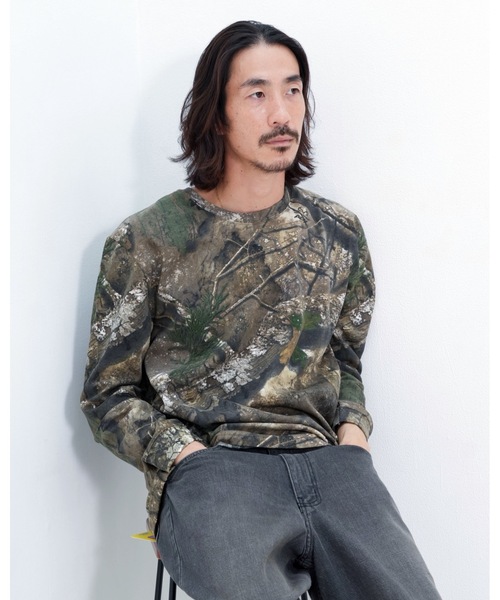 Stars Stripes（スターズストライプス）の「【Code Five/コードファイブ】Realtree camo Long Sleeve T-Shirt/リアルツリーカモ 長袖Tシャツ ロンT 迷彩 カモフラージュ アウトドア ハンティング ミリタリー ストリートアメカジ（Tシャツ/カットソー・メンズ・リアルツリーカモ・SMALL/MEDIUM/LARGE/X-LARGE）」の8枚目の写真
