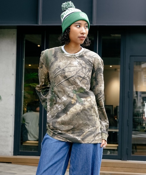 セール】【Code Five/コードファイブ】Realtree camo Long Sleeve T