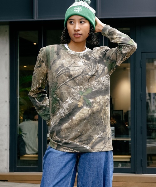 セール】【Code Five/コードファイブ】Realtree camo Long Sleeve T