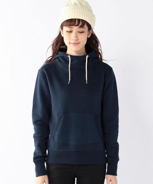 coen(コーエン)の「CVC起毛ハイネックパーカー◆(パーカー・レディース・ホワイト/ネイビー/ライトブルー・MEDIUM/LARGE)」の5枚目の写真