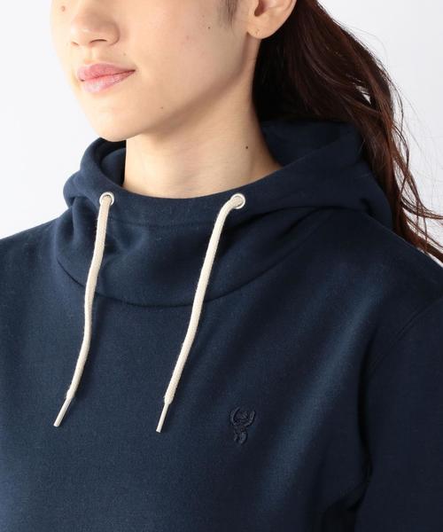 coen(コーエン)の「CVC起毛ハイネックパーカー◆(パーカー・レディース・ホワイト/ネイビー/ライトブルー・MEDIUM/LARGE)」の7枚目の写真