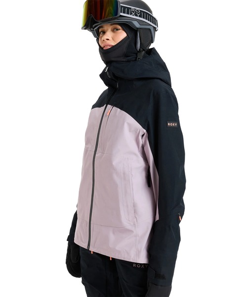 ROXY(ロキシー)の「GORE-TEX LUNALITE 3L/ロキシーゴアテックススキースノーボードウェア(ジャケット)(マウンテンパーカー・レディース・ライラック・MEDIUM/LARGE)」の3枚目の写真