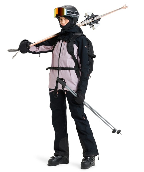 ROXY(ロキシー)の「GORE-TEX LUNALITE 3L/ロキシーゴアテックススキースノーボードウェア(ジャケット)(マウンテンパーカー・レディース・ライラック・MEDIUM/LARGE)」の4枚目の写真