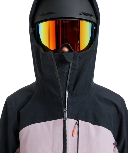 ROXY(ロキシー)の「GORE-TEX LUNALITE 3L/ロキシーゴアテックススキースノーボードウェア(ジャケット)(マウンテンパーカー・レディース・ライラック・MEDIUM/LARGE)」の12枚目の写真