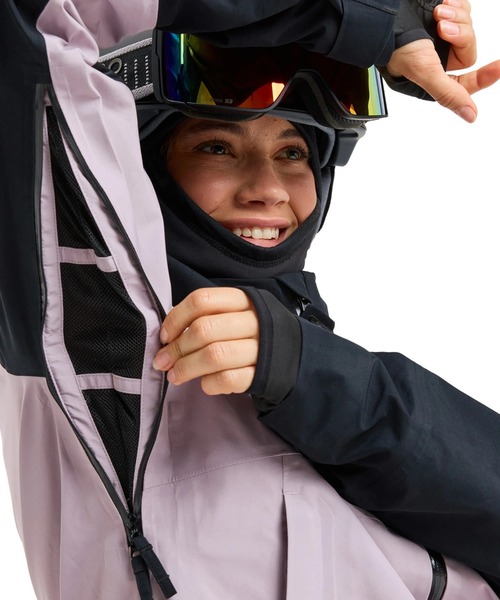 ROXY(ロキシー)の「GORE-TEX LUNALITE 3L/ロキシーゴアテックススキースノーボードウェア(ジャケット)(マウンテンパーカー・レディース・ライラック・MEDIUM/LARGE)」の14枚目の写真