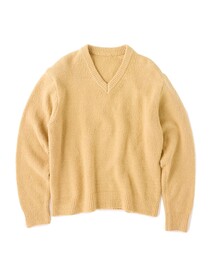 M TO R（ムウトアール）の「MU BRUSHED V NECK PUD PULLOVER KNIT（ニット/セーター）」
