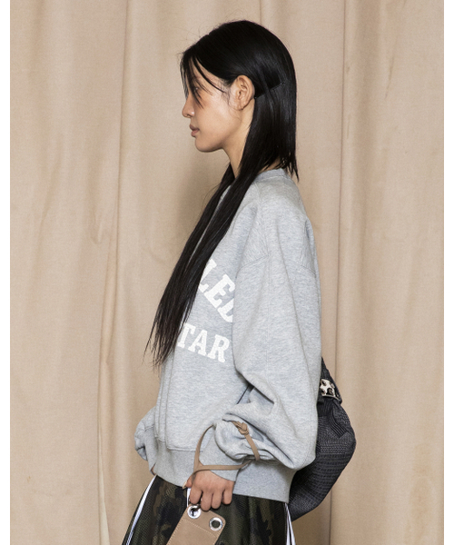 GLACK(グラック)の「GT160 バギスオーバーサイズスウェットシャツ (GRAY)(スウェット・レディース・その他・LARGE/MEDIUM)」の6枚目の写真
