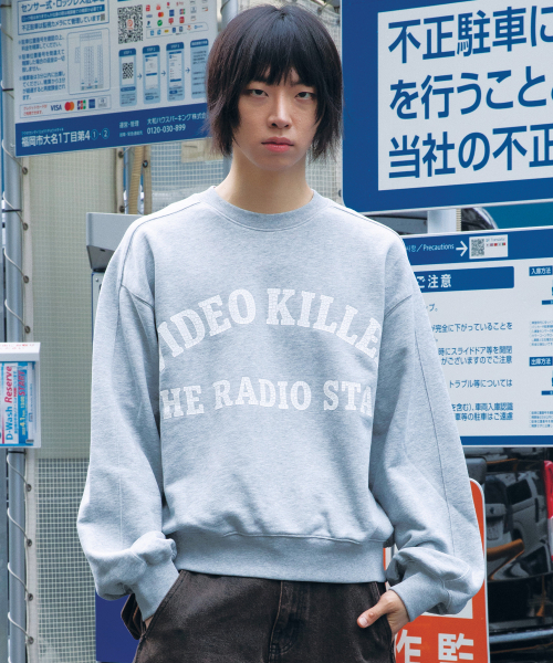 GLACK(グラック)の「GT160 バギスオーバーサイズスウェットシャツ (GRAY)(スウェット・レディース・その他・LARGE/MEDIUM)」の7枚目の写真