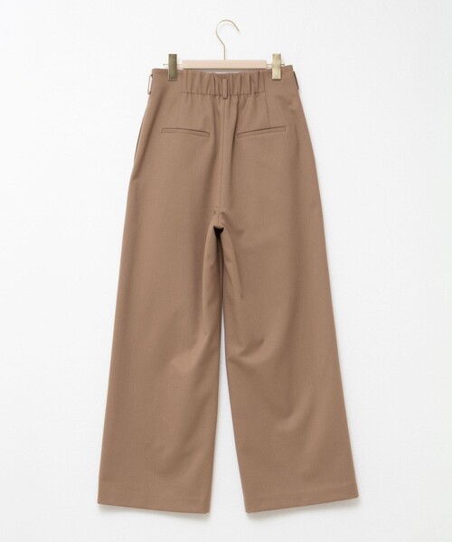 NOLLEY’S Sophi(ノーリーズソフィ)の「《セットアップ対応》ウォッシャブルウール混ツイルハイウエストワイドパンツ(その他パンツ・レディース・キャメル/グレー・34/38/36)」の20枚目の写真