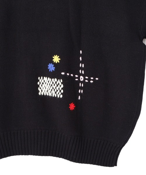 B omnivore/ビーオムニボー HAND STITCH CARDIGAN ハンドステッチ