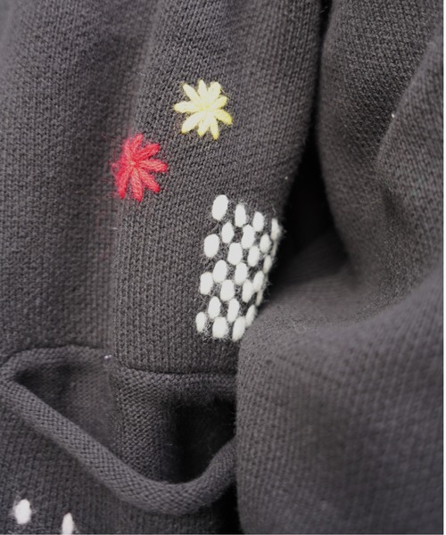 BEAVER（ビーバー）の「B omnivore/ビーオムニボー　HAND STITCH CARDIGAN ハンドステッチカーディガン（カーディガン/ボレロ・メンズ・サックスブルー/ブラック/ベージュ・M/L）」の21枚目の写真