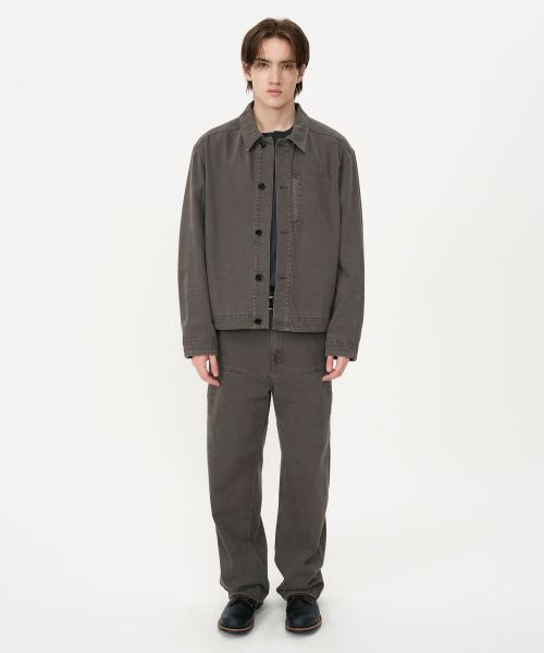 INSILENCE（インサイロンス）の「ガーメントダイバテックジャケット WORN GREY（デニムジャケット・レディース・その他・SMALL/LARGE/MEDIUM）」の2枚目の写真