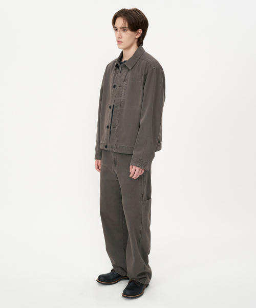 INSILENCE（インサイロンス）の「ガーメントダイバテックジャケット WORN GREY（デニムジャケット・レディース・その他・SMALL/LARGE/MEDIUM）」の3枚目の写真