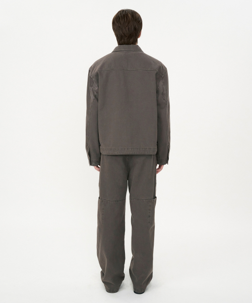 INSILENCE（インサイロンス）の「ガーメントダイバテックジャケット WORN GREY（デニムジャケット・レディース・その他・SMALL/LARGE/MEDIUM）」の4枚目の写真