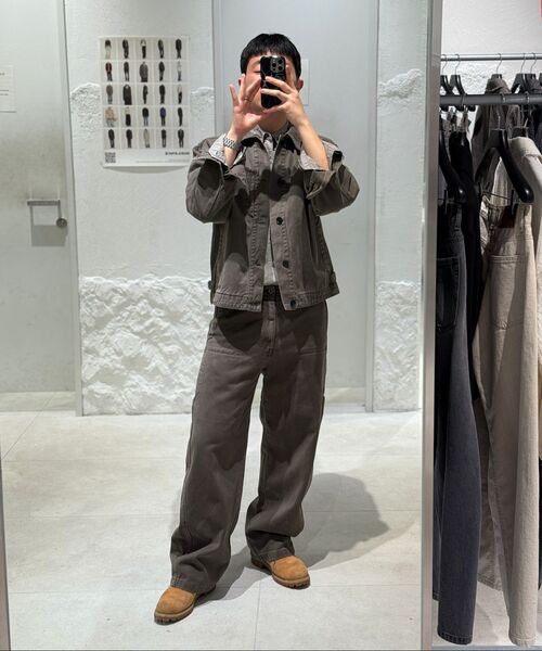 INSILENCE（インサイロンス）の「ガーメントダイバテックジャケット WORN GREY（デニムジャケット・レディース・その他・SMALL/LARGE/MEDIUM）」の6枚目の写真