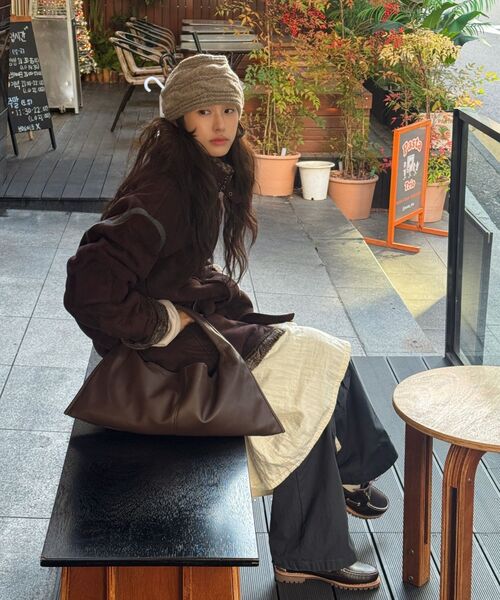 MUSINSA STANDARD WOMAN（ムシンサスタンダードウーマン）の「ウィメンズセミブーツカットユーティリティカーゴパンツ[ダークグレー]（その他パンツ・レディース・その他・30/24/27/28/29/25/26）」の11枚目の写真
