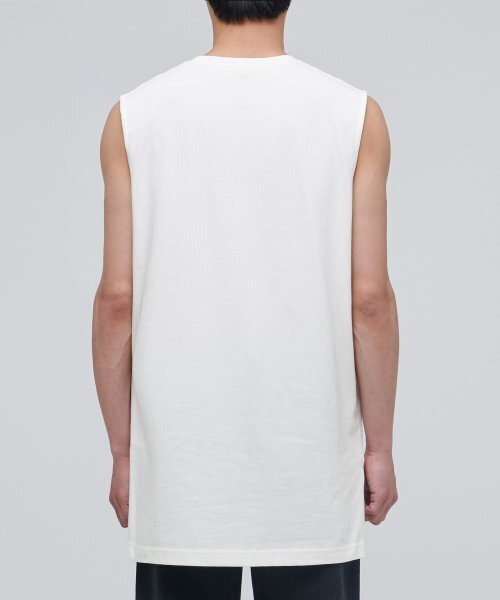 MUSINSA STANDARD（ムシンサスタンダード）の「レイヤードスリーブレストップ_ロング丈 [クリーム]（Tシャツ/カットソー・メンズ・その他・LARGE/X-SMALL/SMALL/MEDIUM）」の4枚目の写真