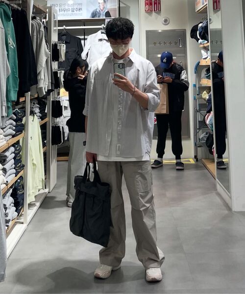 MUSINSA STANDARD（ムシンサスタンダード）の「レイヤードスリーブレストップ_ロング丈 [クリーム]（Tシャツ/カットソー・メンズ・その他・LARGE/X-SMALL/SMALL/MEDIUM）」の10枚目の写真