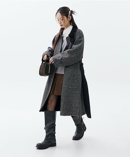 ZEROSTREET（ゼロストリート）の「[2カラー] トフィプリーツスカート（スカート・レディース・ブラック/ブラウン・SMALL/MEDIUM/LARGE）」の5枚目の写真