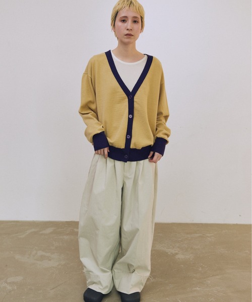 lit(リット)の「Bicolor Knit Cardigan(カーディガン/ボレロ・レディース・ベージュ系その他/ブラック/トップグレー・FREE)」の16枚目の写真