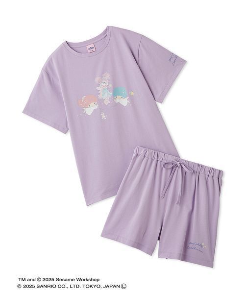 アビー×リトルツインスターズ】Tシャツ＆ショートパンツSET（ルーム