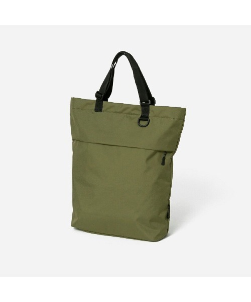 Snow Peak(スノーピーク)の「SNOW PEAK EVERYDAY USE 2WAY TOTE BAG / スノーピーク エブリデイ ユーズ ツーウェイ トート バッグ / AC-25SU404(トートバッグ・メンズ・ブラック/カーキ・FREE)」の2枚目の写真