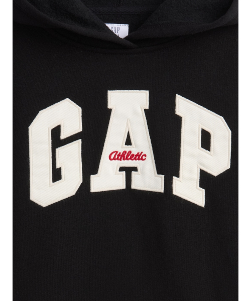 GAP（ギャップ）の「オーバーサイズ バレルスリーブ GAPロゴパーカー (キッズ)（パーカー・キッズ・ネイビー/レッド/アイボリー/ブラック・160cm/120cm/130cm/140cm/150cm）」の7枚目の写真