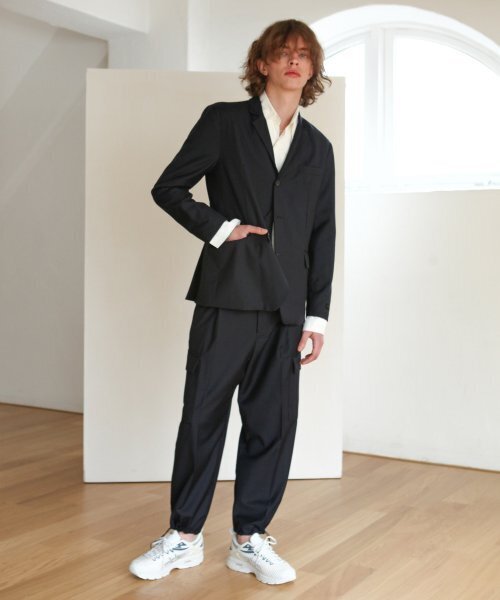 TRIP LE SENS(トリップ ル センス)の「TWO WAY CARGO SLACKS NAVY(スラックス・レディース・その他・LARGE/MEDIUM)」の1枚目の写真