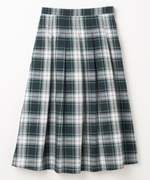 BRITISH MADE(ブリティッシュメイド)の「【MACALASTAIR / マカラスター】ソフトプリーツチェックスカート(WOMEN)(スカート・レディース・ブルー系その他/グリーン系その他2/グリーン系その他/ブルー系その他2・36)」の3枚目の写真