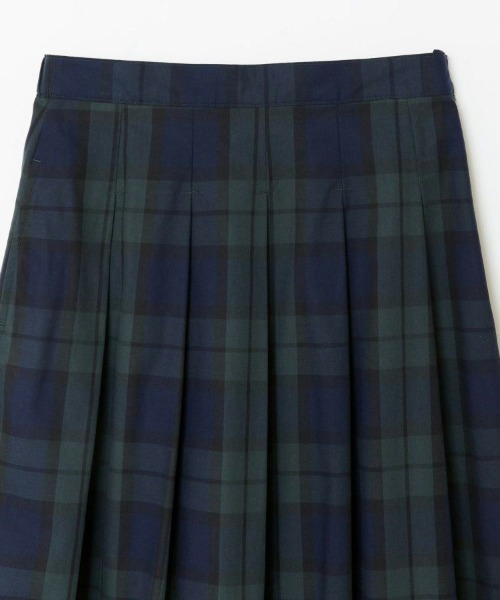 BRITISH MADE(ブリティッシュメイド)の「【MACALASTAIR / マカラスター】ソフトプリーツチェックスカート(WOMEN)(スカート・レディース・ブルー系その他/グリーン系その他2/グリーン系その他/ブルー系その他2・36)」の14枚目の写真