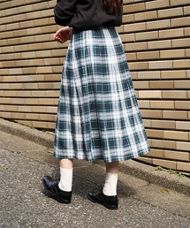 BRITISH MADE（ブリティッシュメイド）の「【MACALASTAIR / マカラスター】ソフトプリーツチェックスカート(WOMEN)（スカート）」
