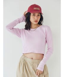 Ungrid | フィットショートロングスリーブTee(Tシャツ/カットソー)