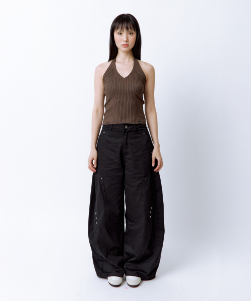 ROUGHNECK(ラフネック)の「ベーシックホルターニットトップブラウン(Tシャツ/カットソー・レディース・その他・FREE)」の13枚目の写真