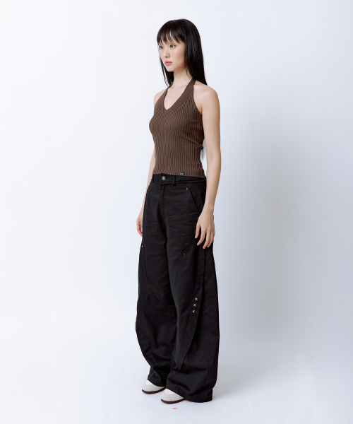 ROUGHNECK(ラフネック)の「ベーシックホルターニットトップブラウン(Tシャツ/カットソー・レディース・その他・FREE)」の12枚目の写真