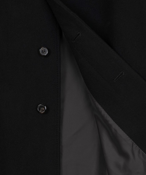 LAD MUSICIAN（ラッドミュージシャン）の「MELTON STAND COLLAR COAT（その他アウター・メンズ・ブラック・46/44/42）」の6枚目の写真