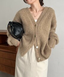 CAPRICIEUX LE'MAGE | ニュアンスボタンレイヤード風カーディガン(カーディガン/ボレロ)