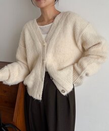 CAPRICIEUX LE'MAGE | ニュアンスボタンレイヤード風カーディガン(カーディガン/ボレロ)