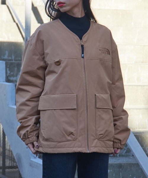 THE NORTH FACE（ザノースフェイス）の「【THE NORTH FACE】NEILTON RVS HEAT CARDIGAN/リバーシブルカーディガン/キルティングジャケット（カーディガン/ボレロ・レディース・キャメル/ブラック・S）」の12枚目の写真