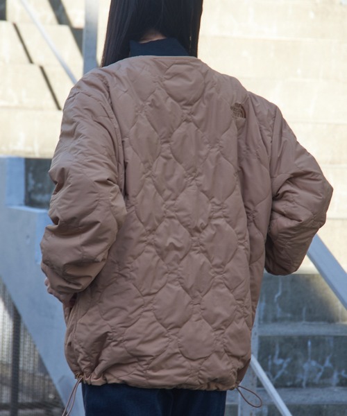 THE NORTH FACE（ザノースフェイス）の「【THE NORTH FACE】NEILTON RVS HEAT CARDIGAN/リバーシブルカーディガン/キルティングジャケット（カーディガン/ボレロ・レディース・キャメル/ブラック・S）」の13枚目の写真