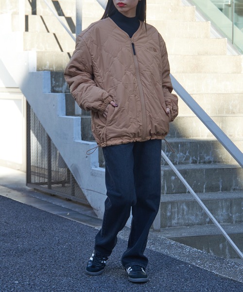THE NORTH FACE（ザノースフェイス）の「【THE NORTH FACE】NEILTON RVS HEAT CARDIGAN/リバーシブルカーディガン/キルティングジャケット（カーディガン/ボレロ・レディース・キャメル/ブラック・S）」の6枚目の写真