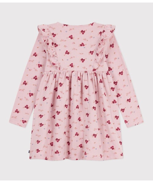 PETIT BATEAU(プチバトー)の「ワンピース(ワンピース・キッズ・ピンク系その他・3YEAR/4YEAR/5YEAR)」の2枚目の写真